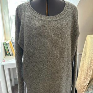 Calvin Klein jeans soft gray sweater textured L